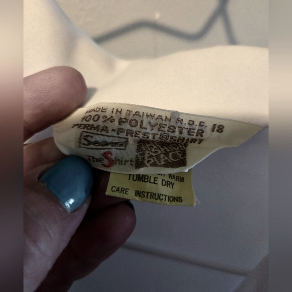 Vtg Womens Sleeveless Collared Button Down - Picture 4 of 6